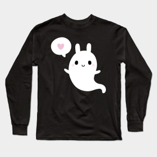 Cutie Bunny Ghost | Nikury Long Sleeve T-Shirt